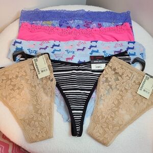 6 Pairs No Boundaries Colorful Assorted Panties Plus Size XXXL (21)